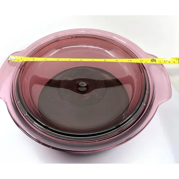 5 Qt Non Stick Dutch Oven W/Lid Visions Cranberry - Picture 10 of 12